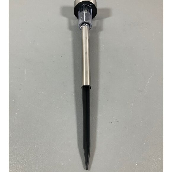 GIGALUMI 5-Pack Solar Pathway Lights, Stainless Steel, Waterproof, Warm White LE - Picture 7 of 8